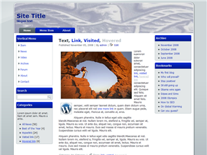 WordPress Boy Scout Slide Blue Theme - Click Image to Close
